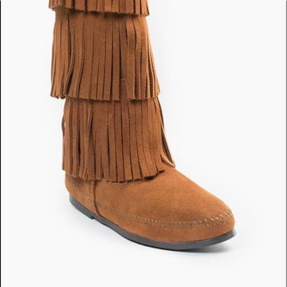 New Minnetonka Fringe Boots